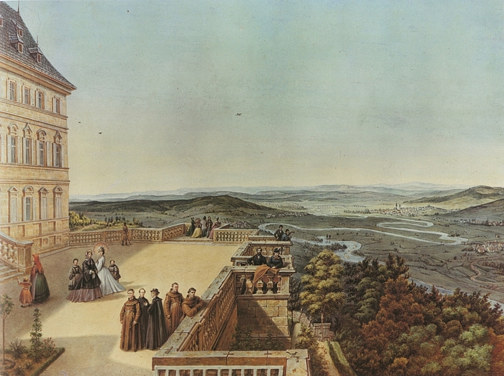 Die Banzer Terrasse im frühen 19. Jahrhundert 