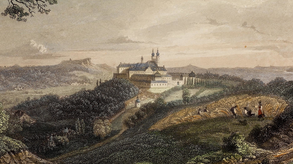 Kloster Banz - Stich von Carl Theodori