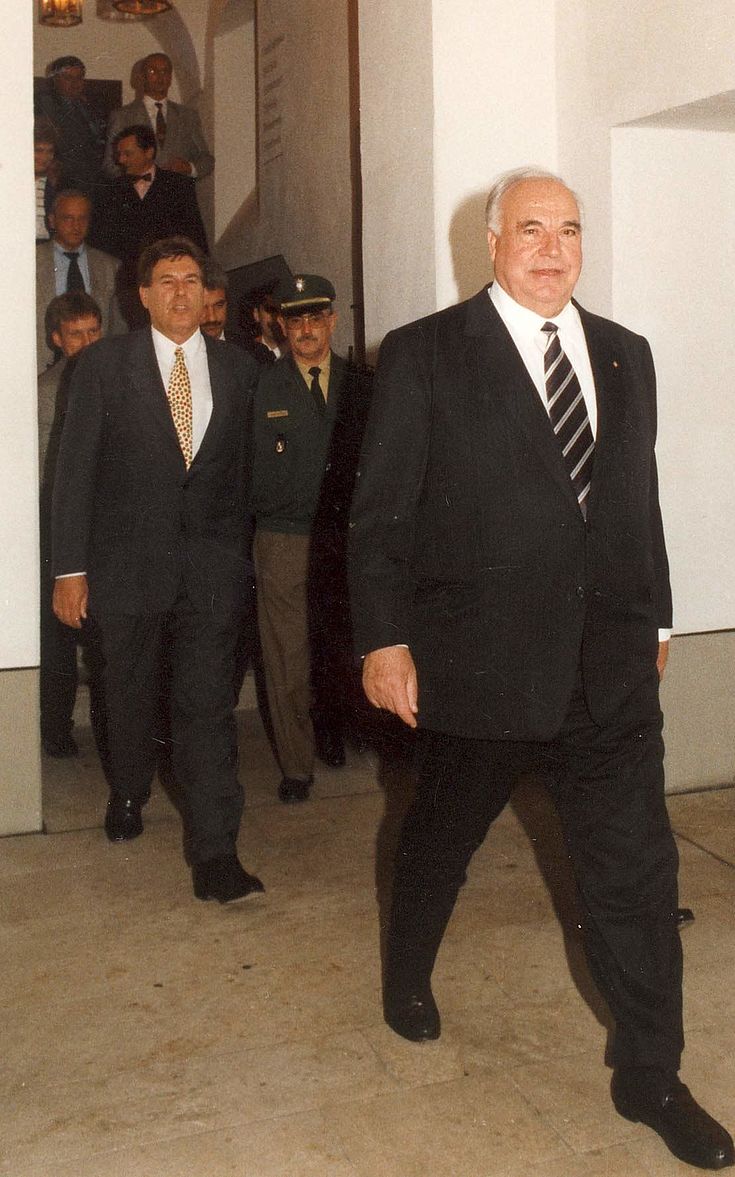 Immer einen Schritt voraus: Helmut Kohl vor seiner Wahlniederlage 1998 in Kloster Banz