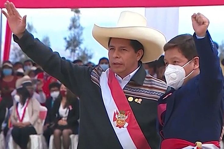 Ende Juli 2021 wurde Pedro Castillo als 64. Präsident von Peru vereidigt. 