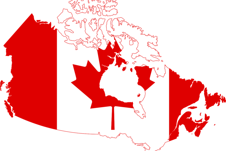 Karte Kanadas