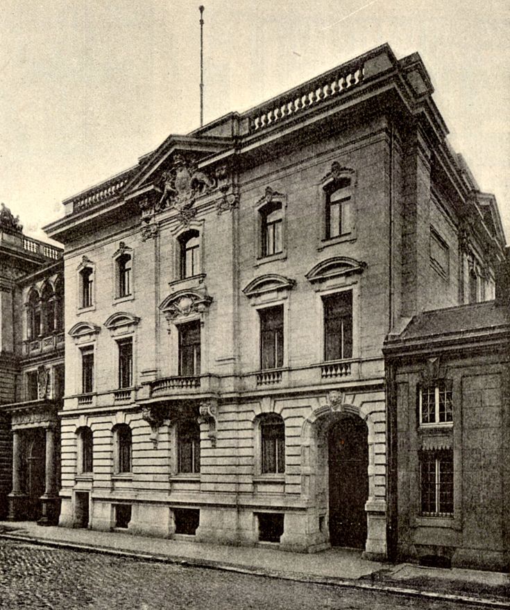 Berlin, Bayerische Gesandtschaft in der Vossstraße 1896