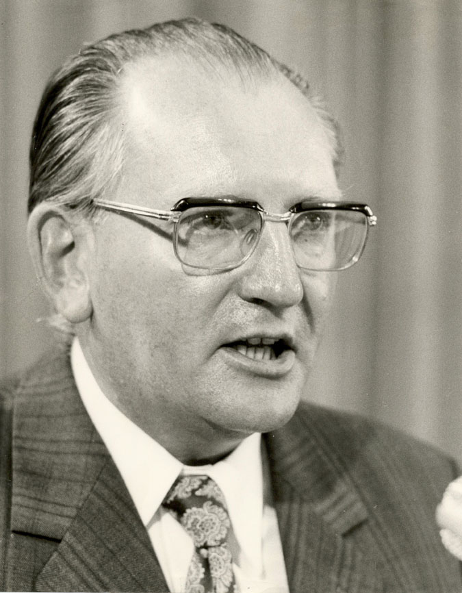 Fritz Pirkl (CSU, 1925-1993) war von 1967 bis 1993 Vorsitzender der Hanns-Seidel-Stiftung.