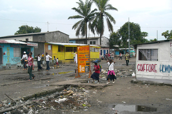 Straße in Kinshasa
