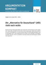 Die "Alternative für Deutschland" (AfD) rückt nach rechts